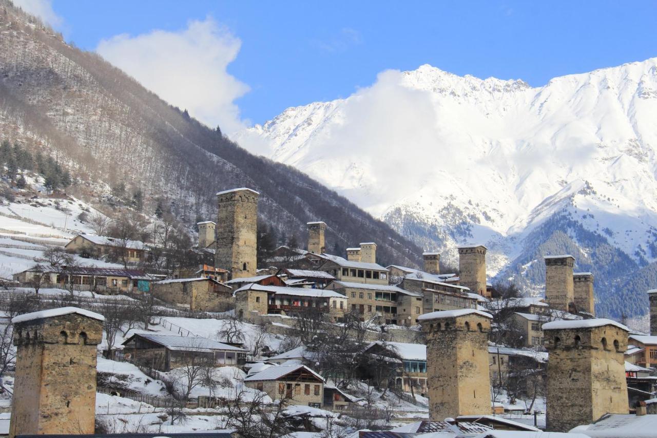 Hotel Svaneti Mestia Exteriör bild