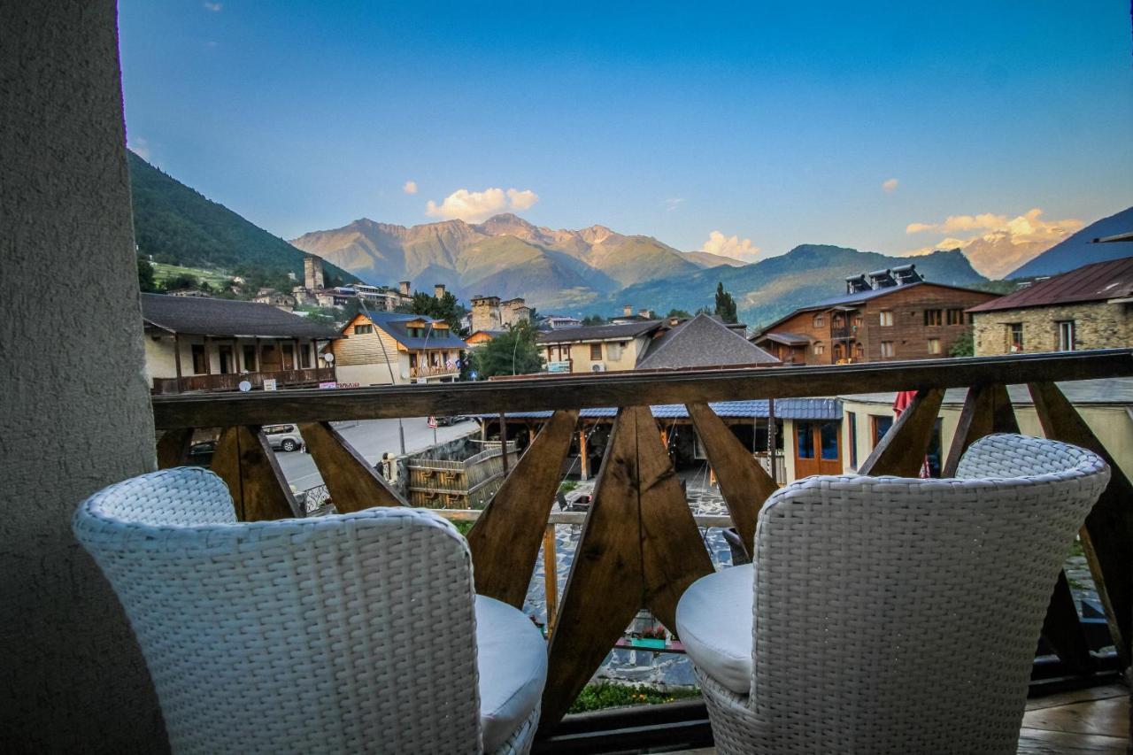 Hotel Svaneti Mestia Exteriör bild